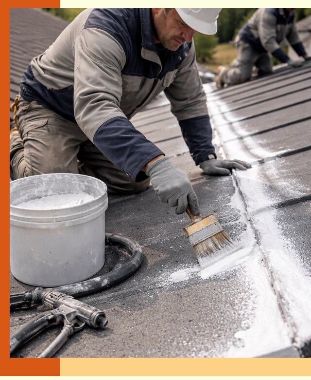 Утепление кровли жидкой теплоизоляцией в Протвине